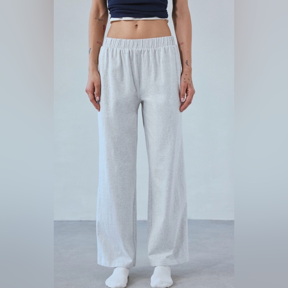 Urban Outfitters Light Gray Wide Leg Pants